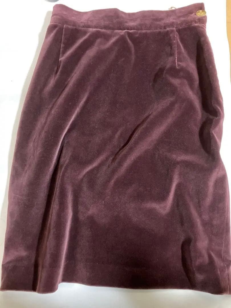 Vivienne westwood MILAN 別珍 スカート 金ボタン