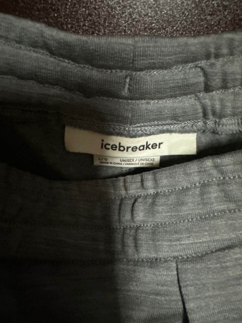 icebreaker 560 RealFleeceグレー パーカー &パンツ