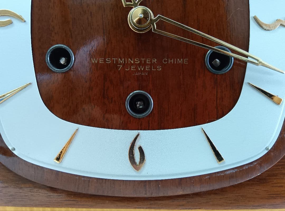 SEIKO セイコー　ゼンマイ式置時計　アンティーク 昭和レトロ　ボンボン時計