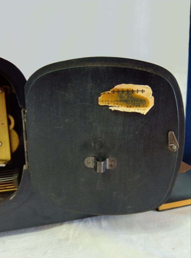 SEIKO セイコー　ゼンマイ式置時計　アンティーク 昭和レトロ　ボンボン時計