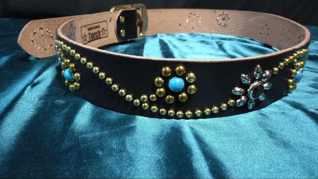 たやうトラッカーウォレットベンズレザーツタ＆フラワータイプB、キ－ホルダー