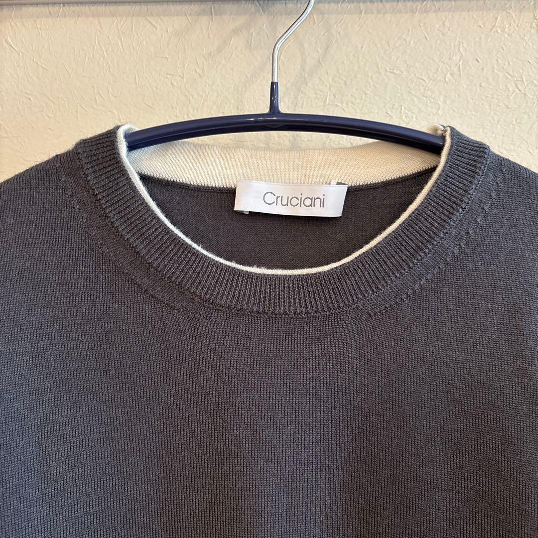 cruciani クルチアーニ　クルーネック　セーター　ニット　美品　48