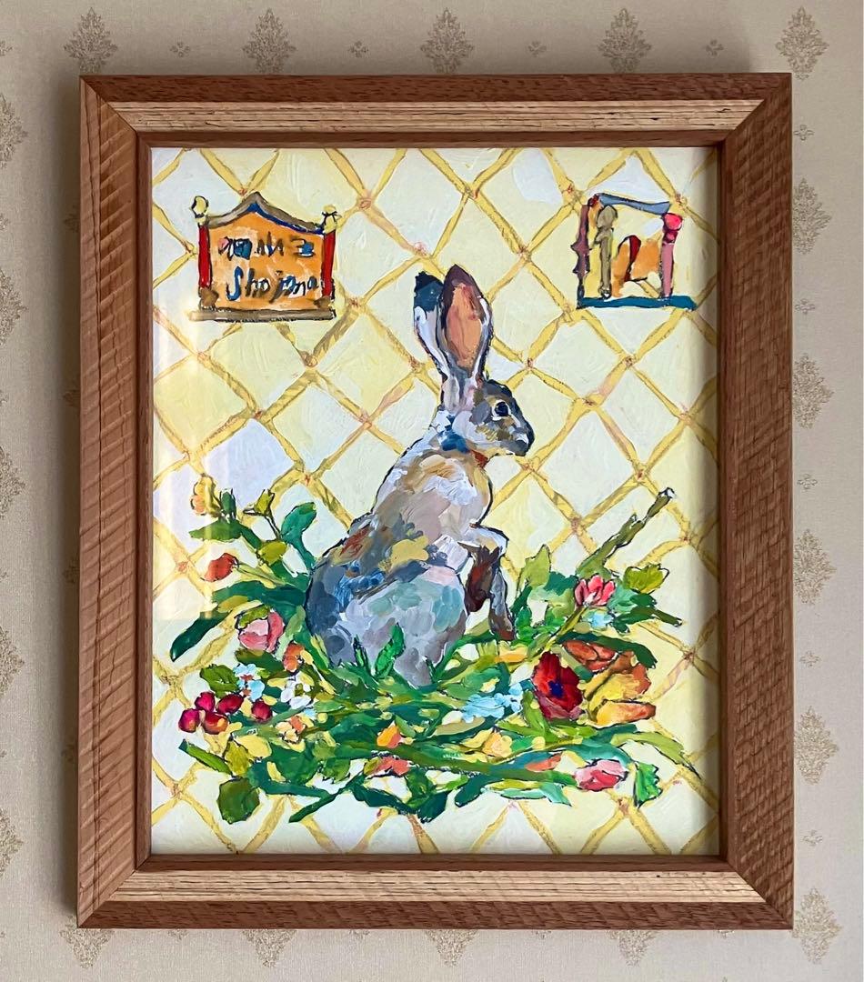 庄島歩音　原画　イラストレーション　うさぎ