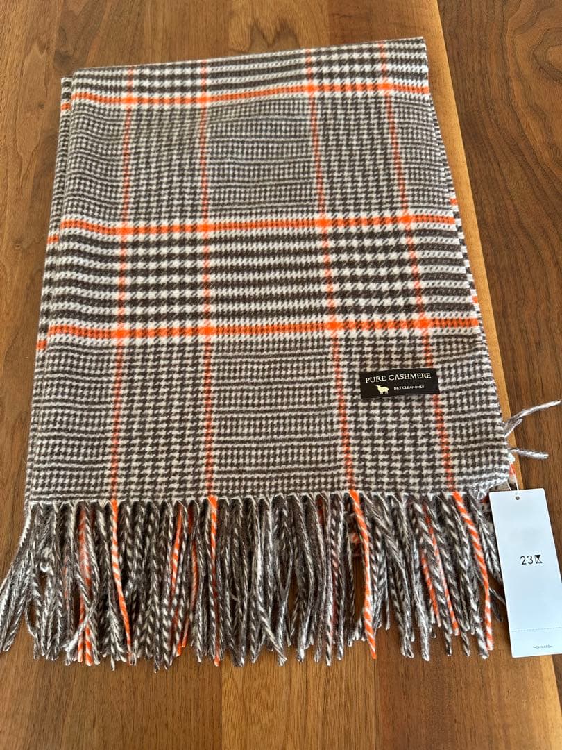 週末お値下げ　新品未使用　23区カシミヤ100% マフラー