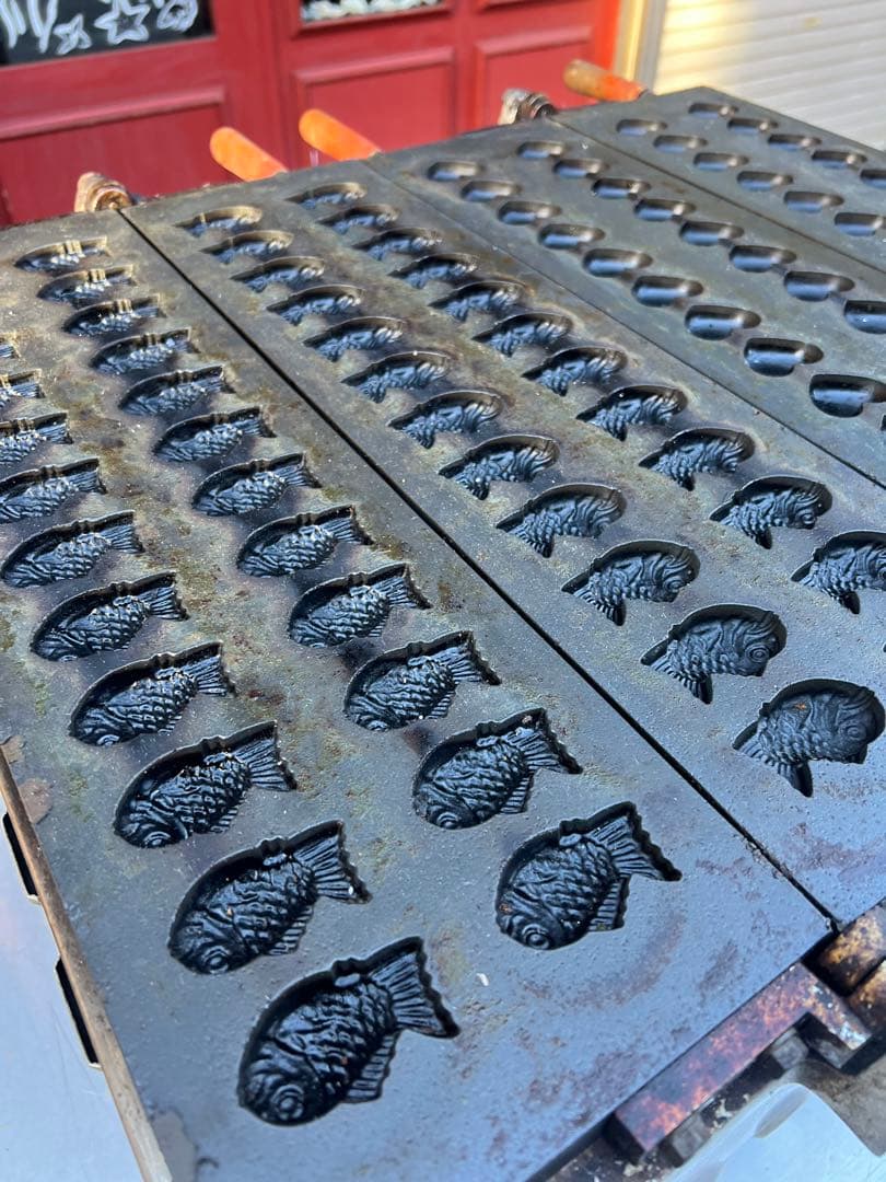 ミニ鯛焼き＆ミニハート型　大和田製作所製　業務用焼き台