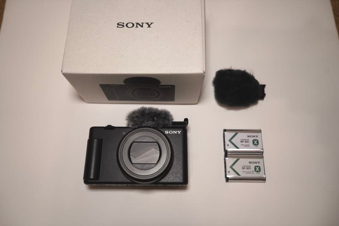 【美品・即発送OK】ZV-1 II (ZV-1M2) 純正バッテリー、風防2つ