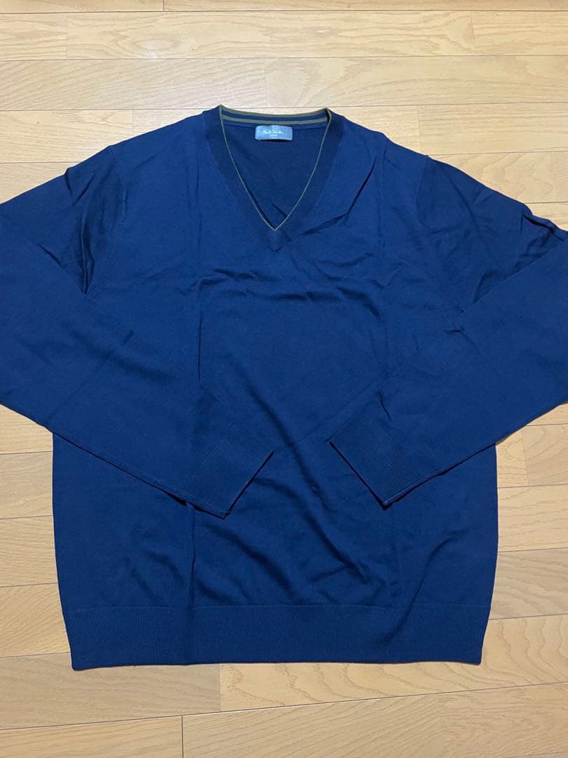 専用出品　　　ポールスミス　薄手Vネックニット　メリノウール