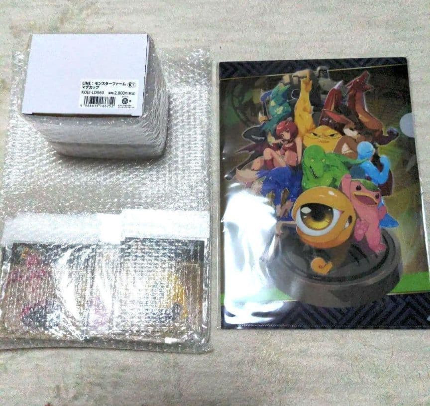 LINEモンスターファーム カップ　アクリルスタンド　 ファイル　計12点セット