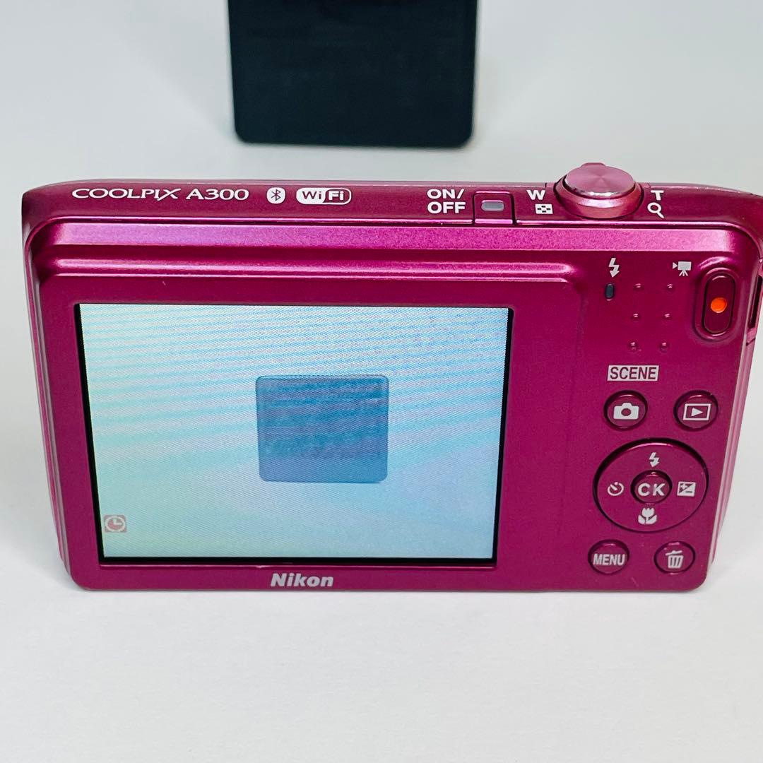 【美品】Nikon ニコン COOLPIX A300 ピンク デジタルカメラ