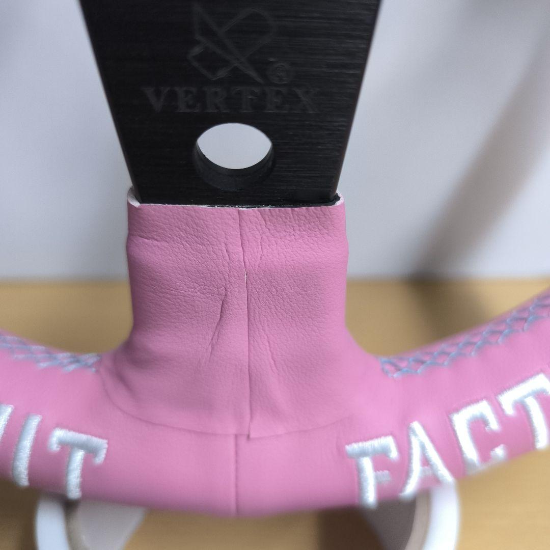 ヴェルテックスタイプVERTEX ピンク ステアリング90mmディープ325mm