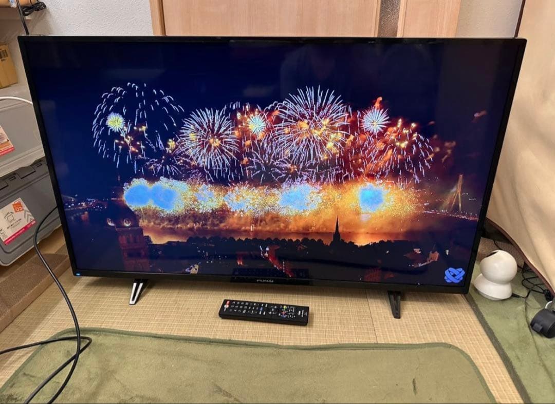 funai43型 テレビ FL-43U3030 4K対応！　チェンソー修理屋専用