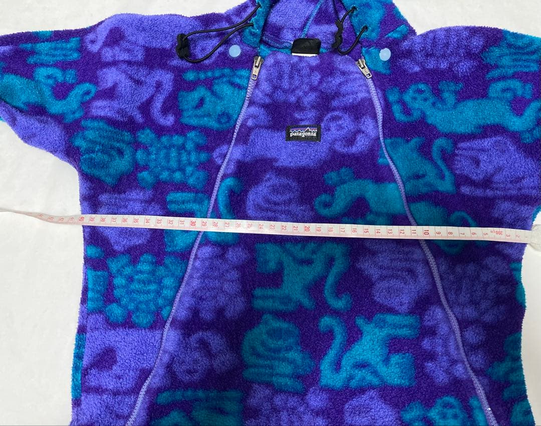90s Patagonia パタゴニア USA製 フリース ロンパース12M