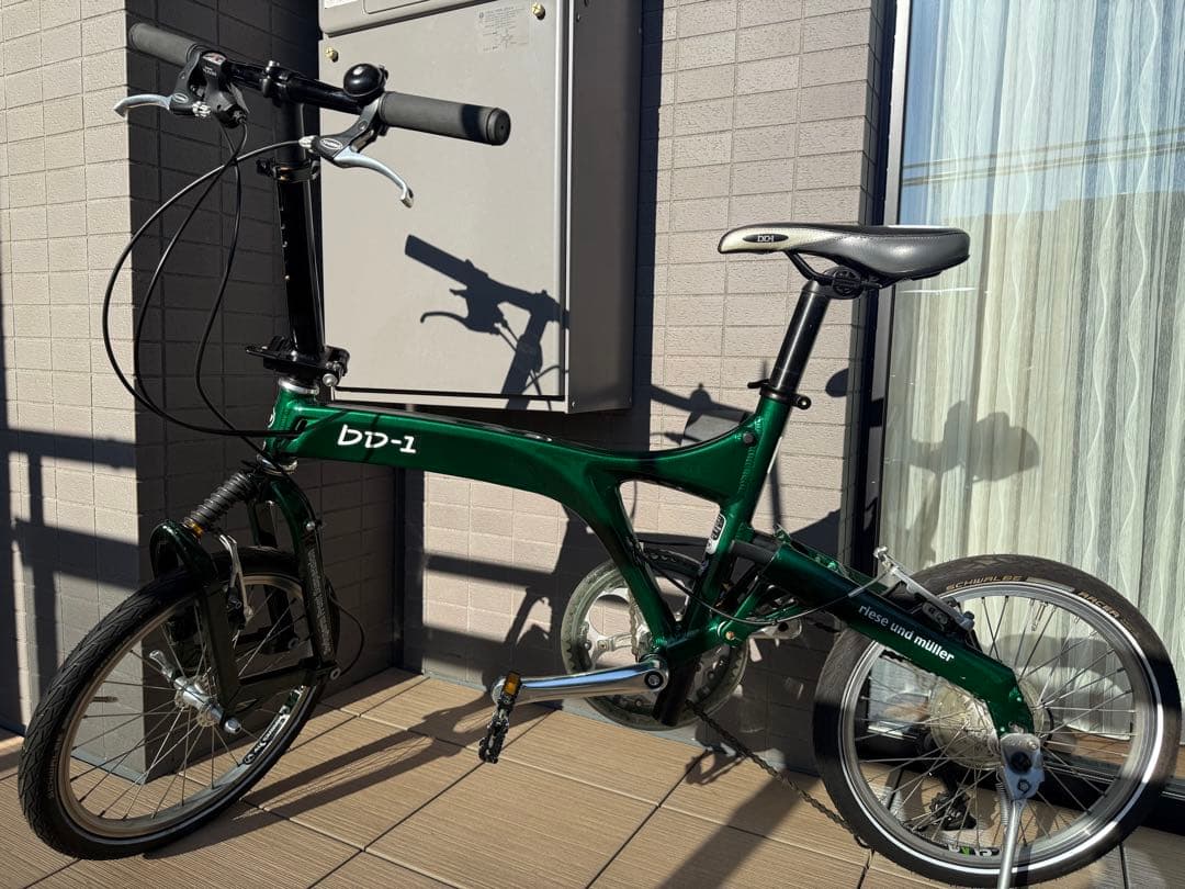 BD-1 折りたたみ自転車 グリーン