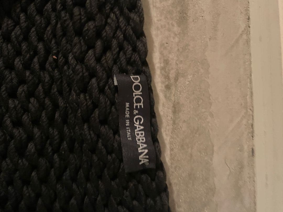 森林　DOLCE&GABBANA コットンローゲージニット