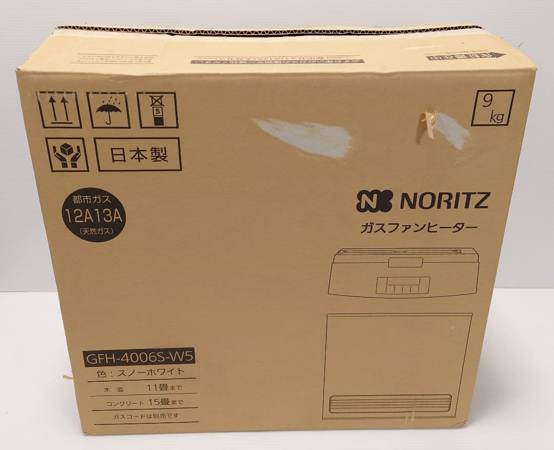 ガスファンヒーターノーリツNORITZ GFH-4007S-W5-13A【新品】