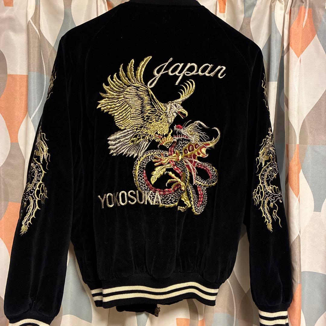 別珍 SLIDER スライダー 刺繍 ベロア スカジャン スーベニアジャケット