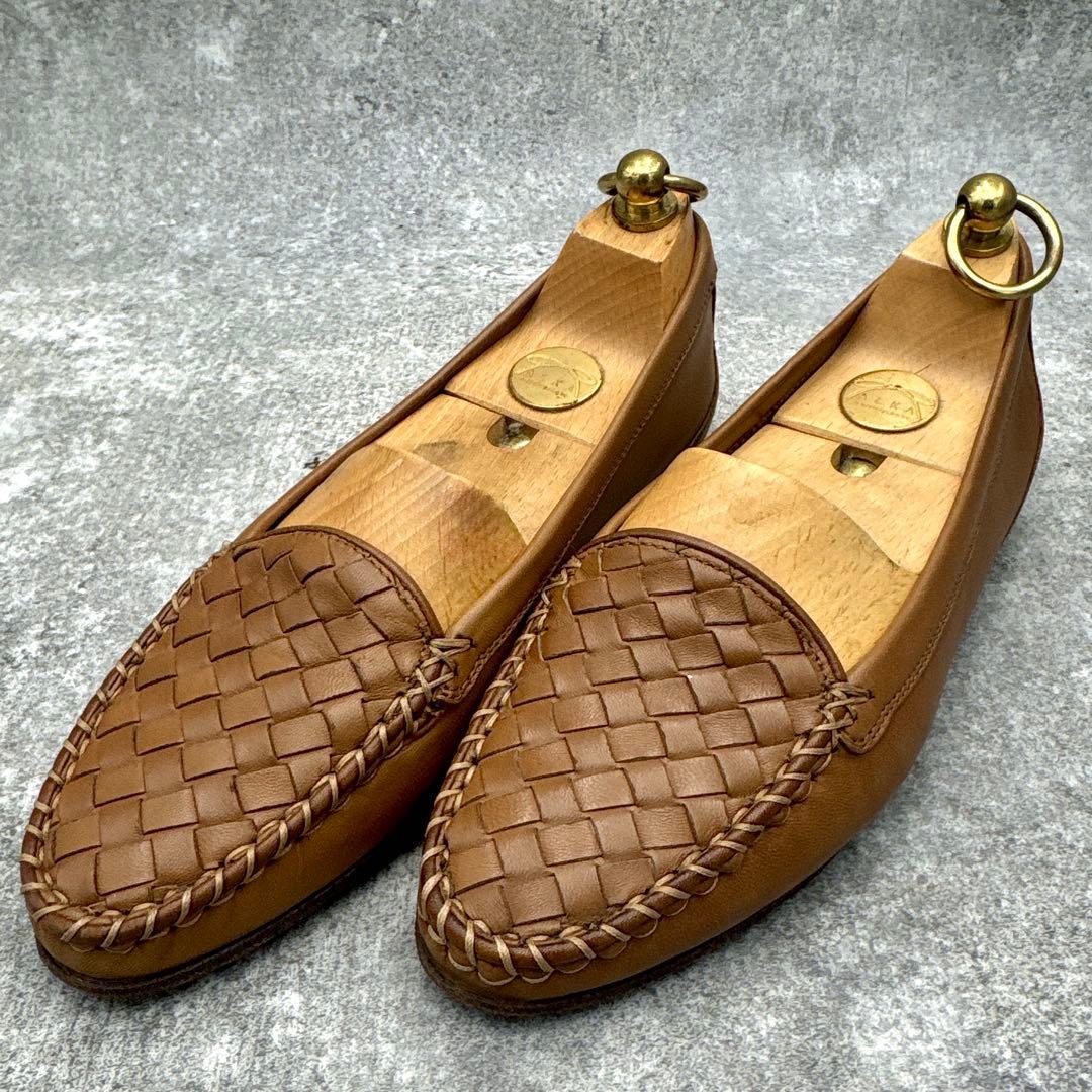 靴 BOTTEGA VENETA Intrecciato Loafers 35.5