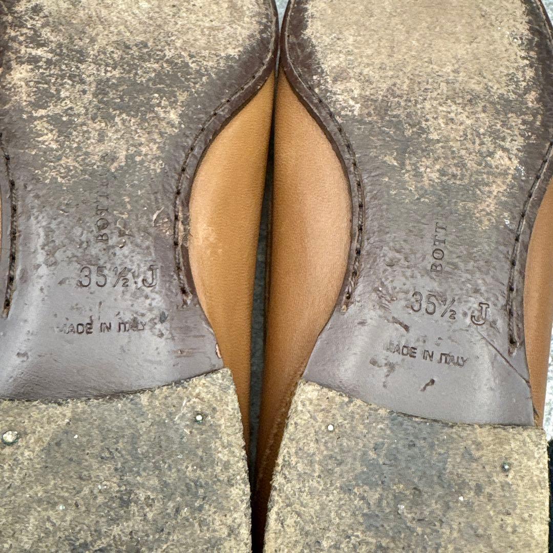 靴 BOTTEGA VENETA Intrecciato Loafers 35.5