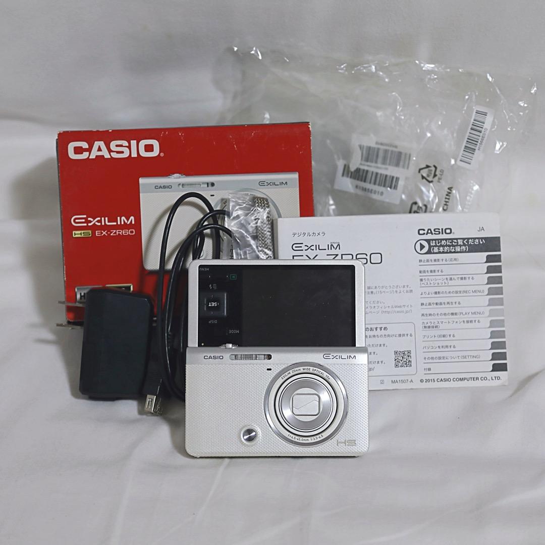 自撮りコンデジ　完動品　CASIO EXILIM EX-ZR60 エクシリム