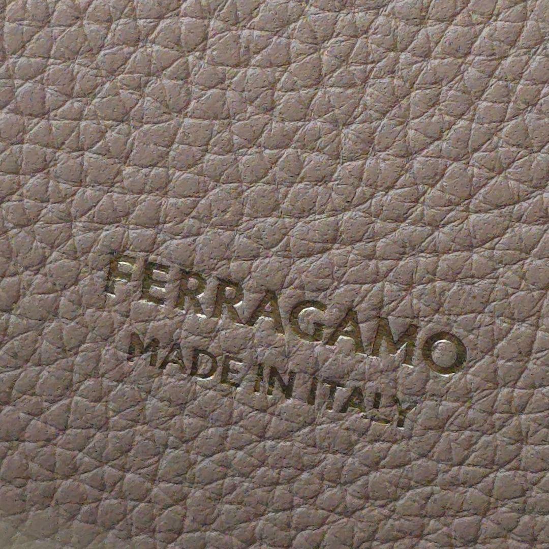 極美品【フェラガモ】スタジオ　ソフト　カラーブロック　2way ハンドバッグ