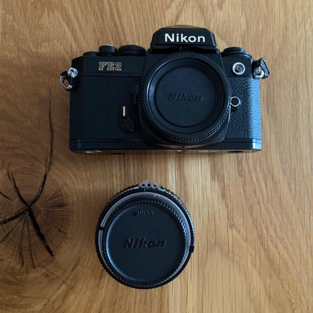 Nikon FE2 BLACK BODY 一眼レフカメラ ボディー&レンズ