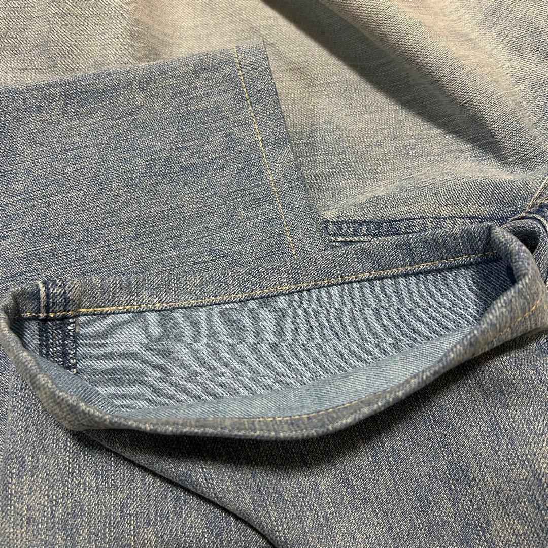 美品ヤヌーク ボーイズストレートLea 57142231 サイズ27 裾上げ済