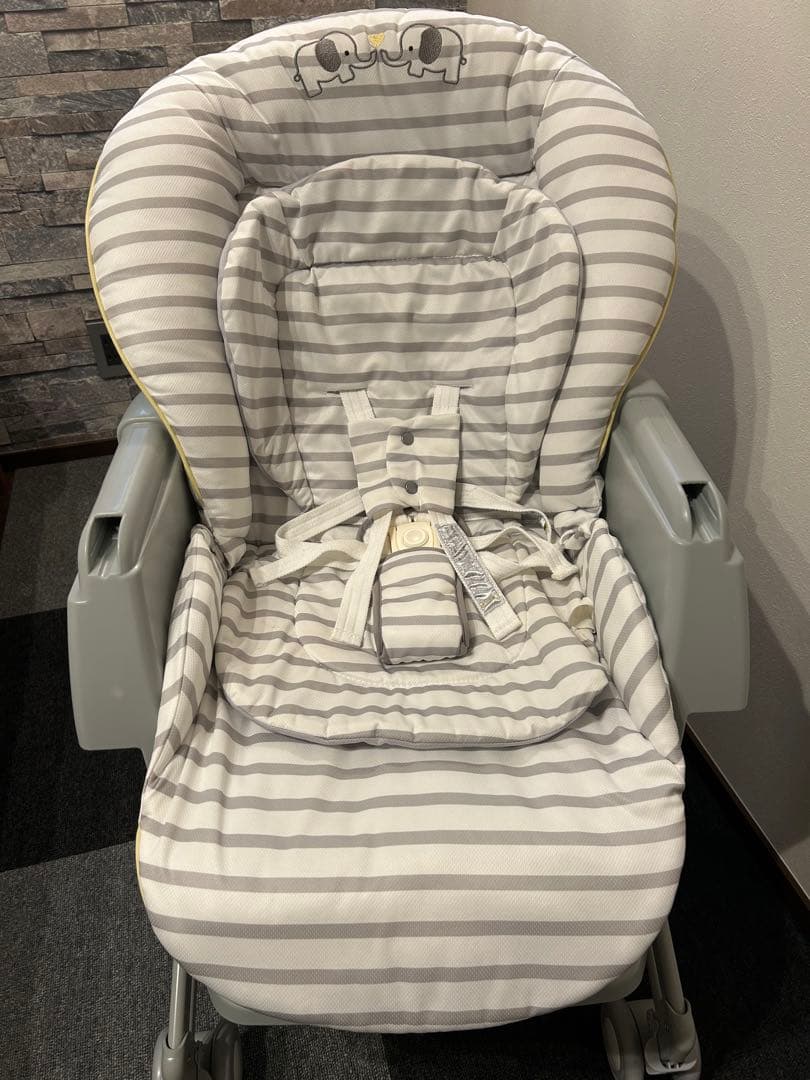 【美品】Aprica ユラリズム ハイローチェア アップリカ