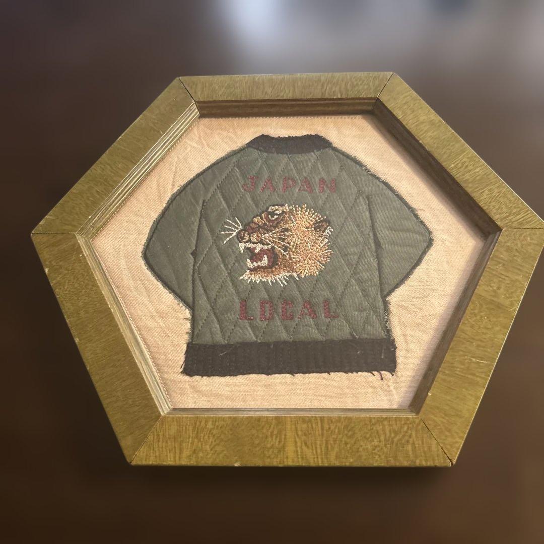 ノースノーネームパッチ額装