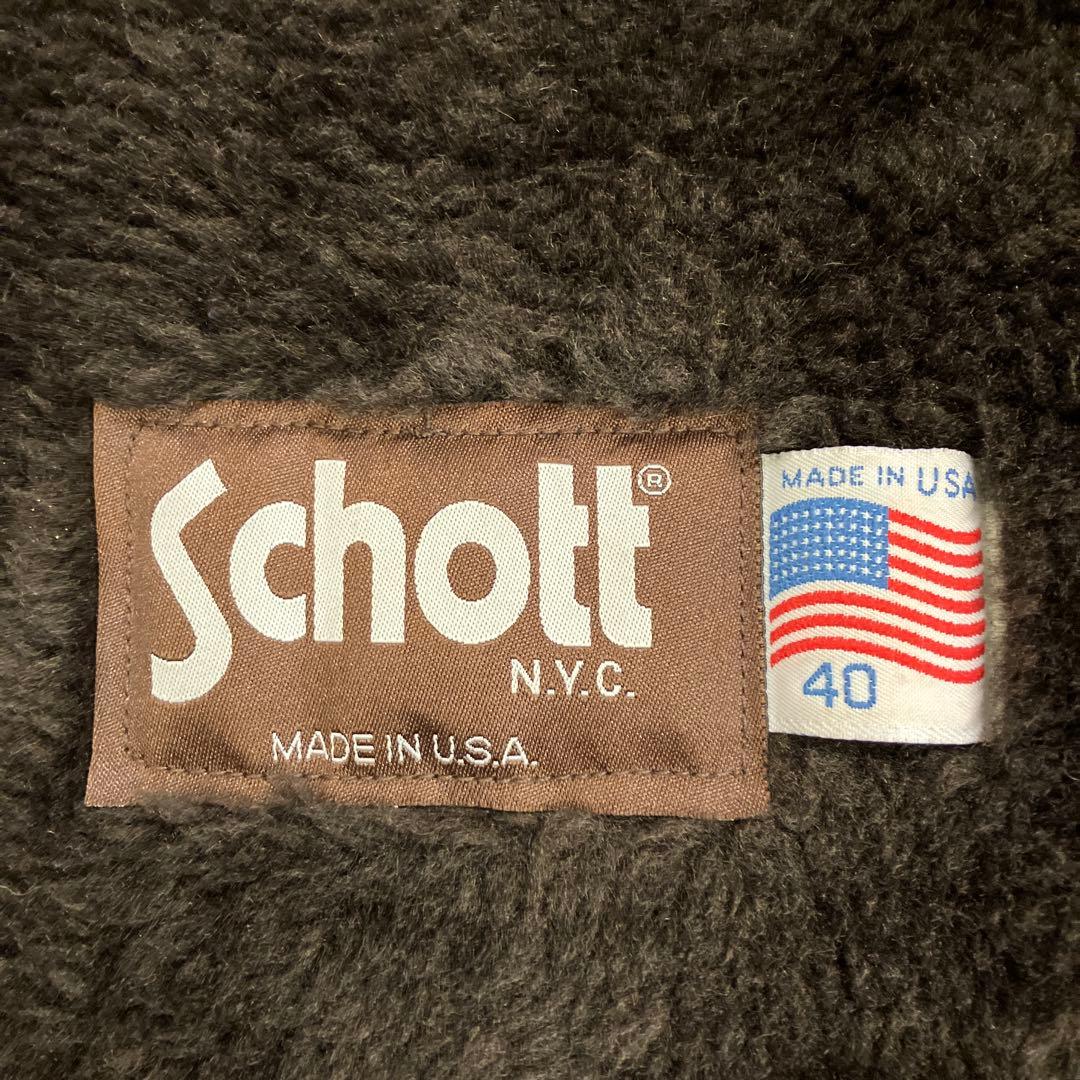 Schott ATV101 ブラウン サイズ 40