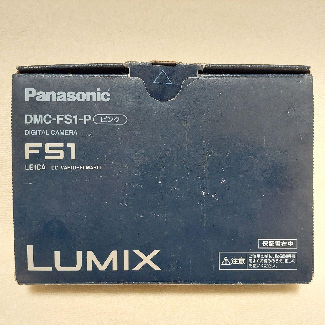 Panasonic コンパクトデジタルカメラ LUMIX DMC-FS1-P