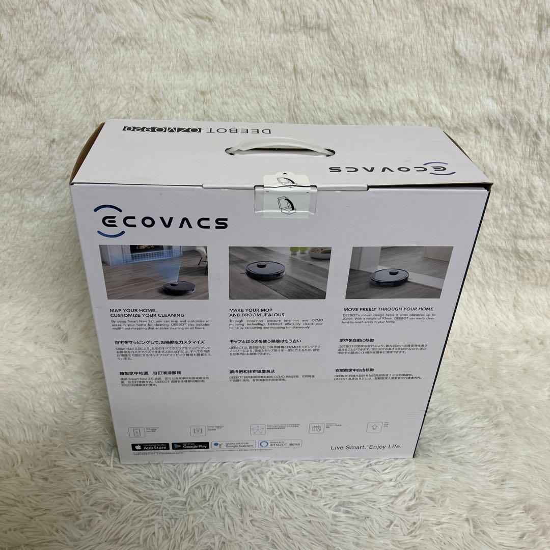 【未使用】ECOVACS DEEBOT ロボット掃除機　OZMO920 ①