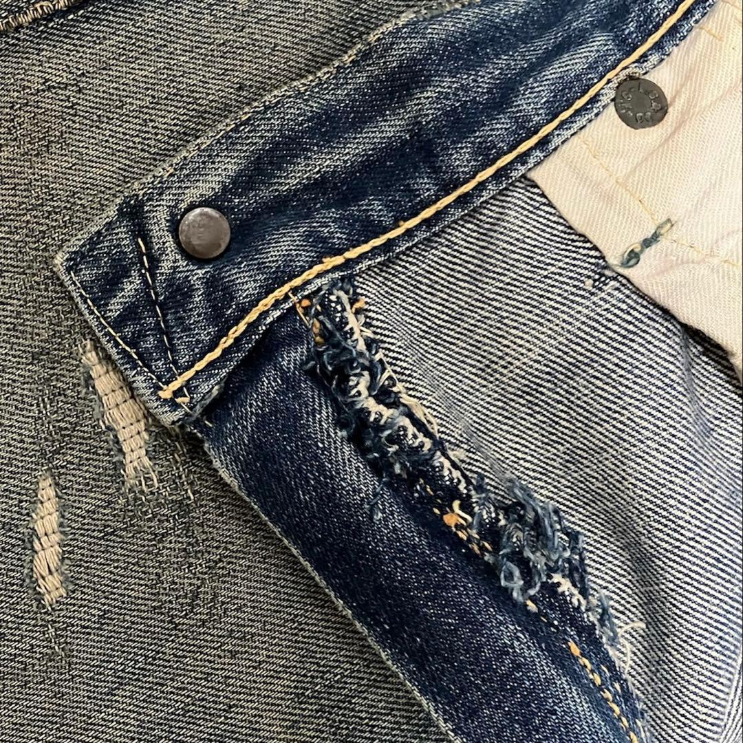 激*売様 リーバイス　501ZXX ヴィンテージ　デニムパンツ　リペア多数