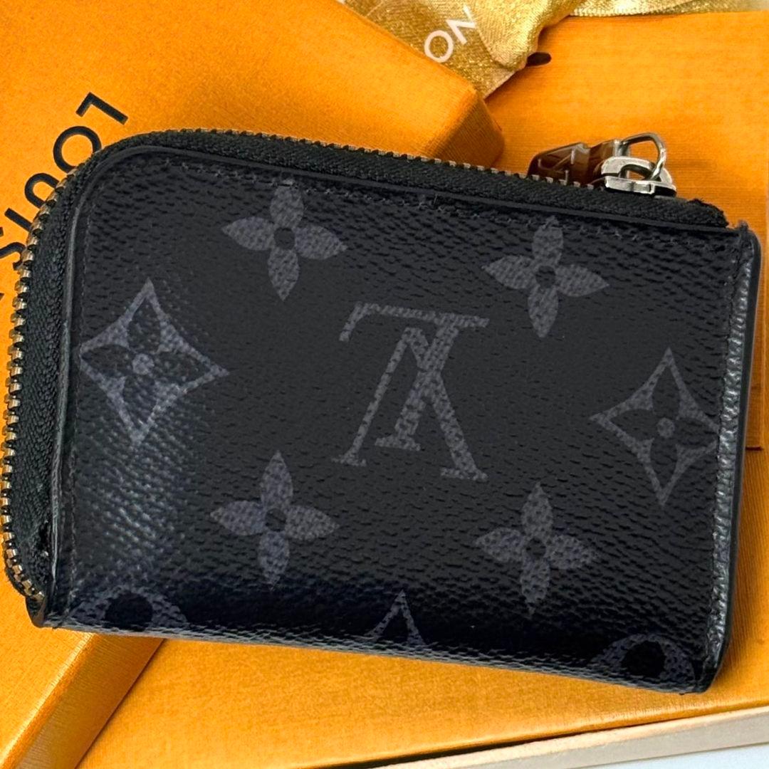 良品 ルイヴィトン モノグラムエクリプス ポルトモネ ジュール 小銭入れ 財布