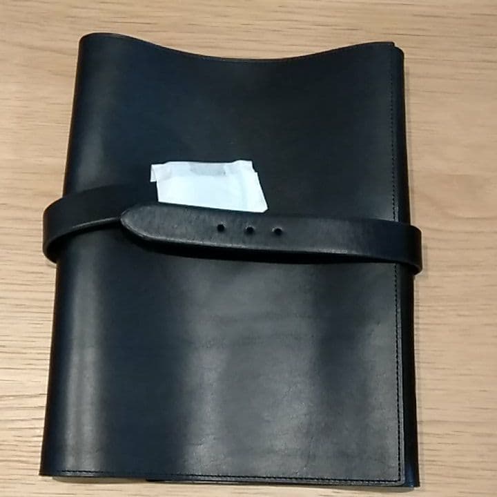 【新品】石原10年日記専用　本革カバー ブラック