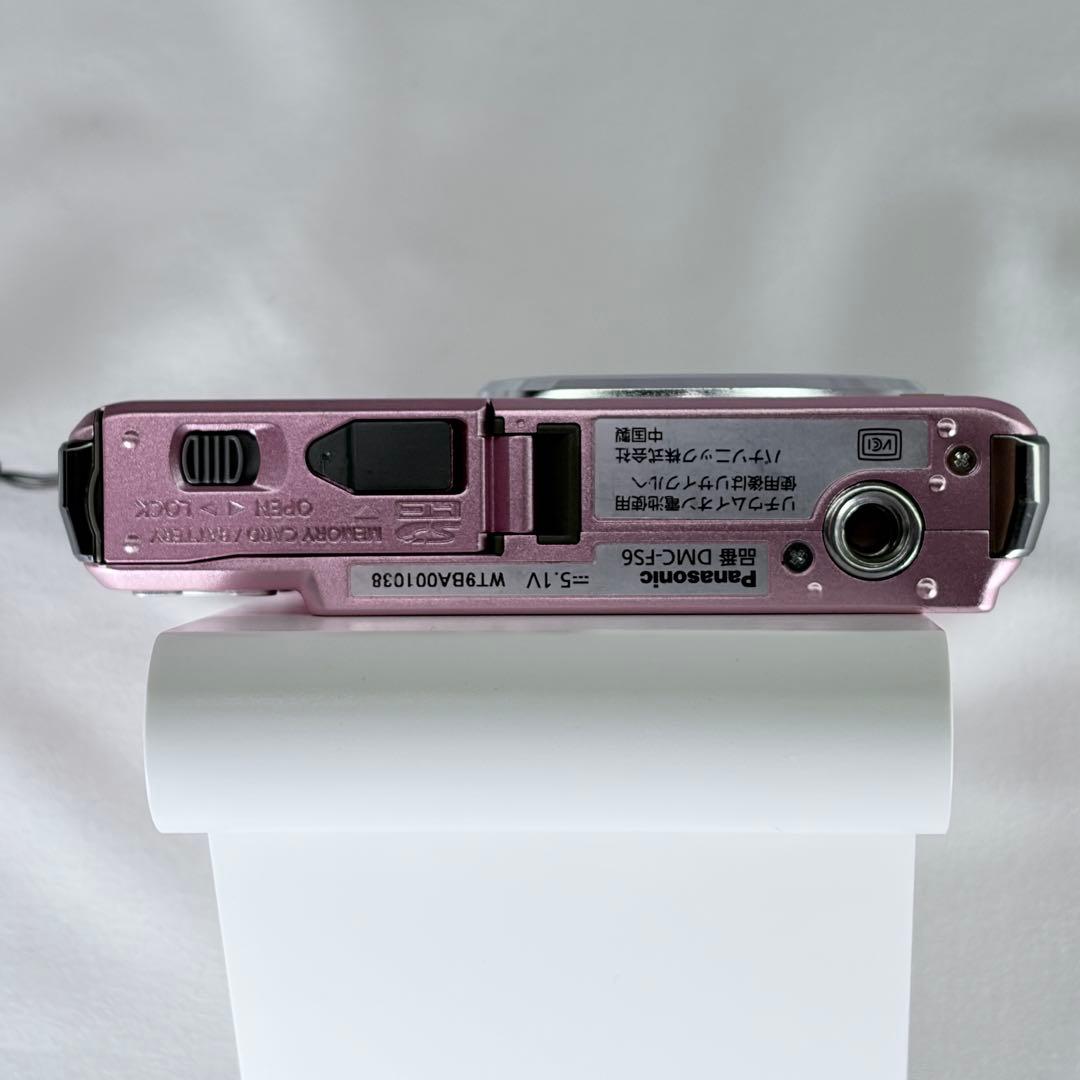 【良品】Panasonic LUMIX DMC-FS6 ピンク 純正ケースつき
