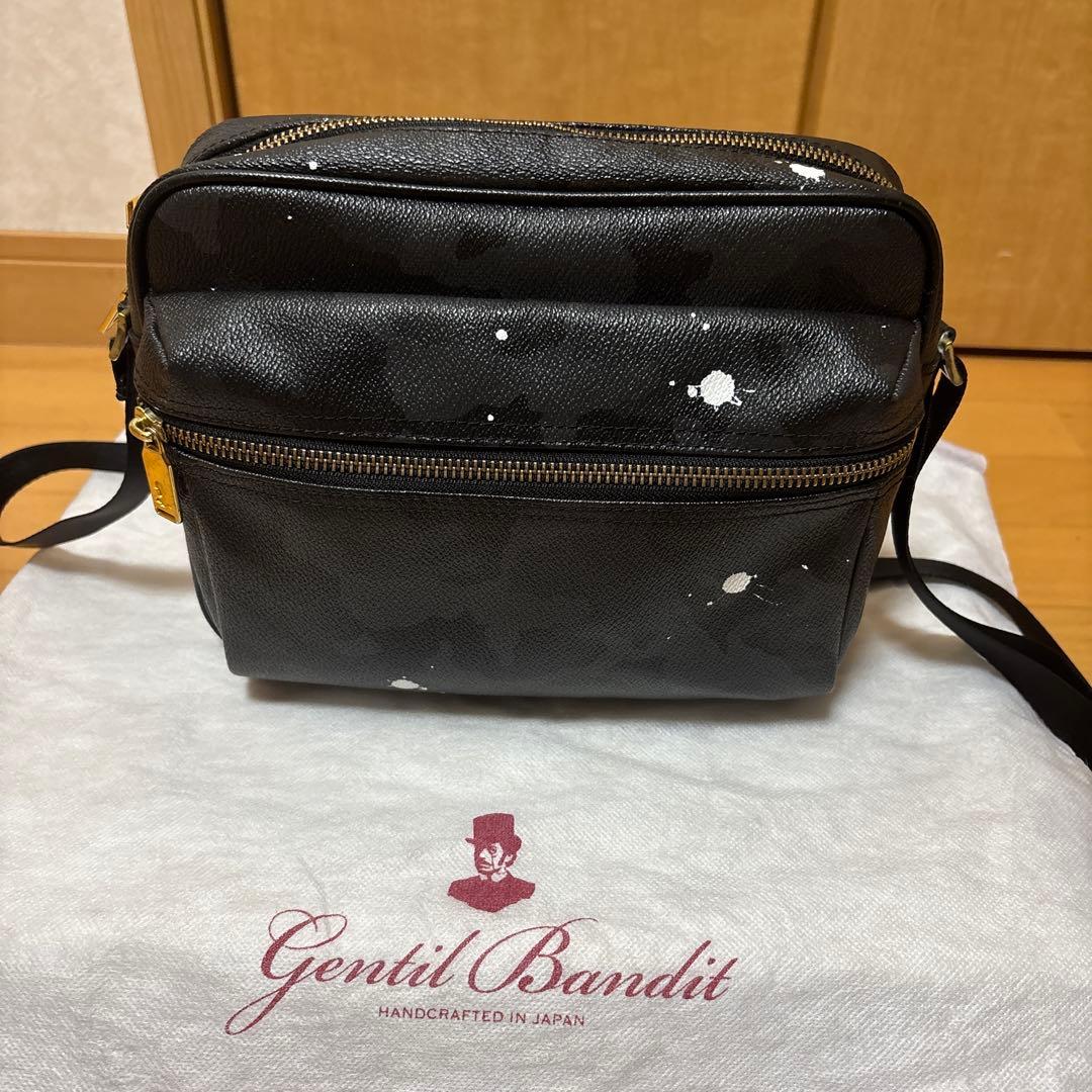 Gentil Bandit スプラッターデザイン ショルダーバッグ