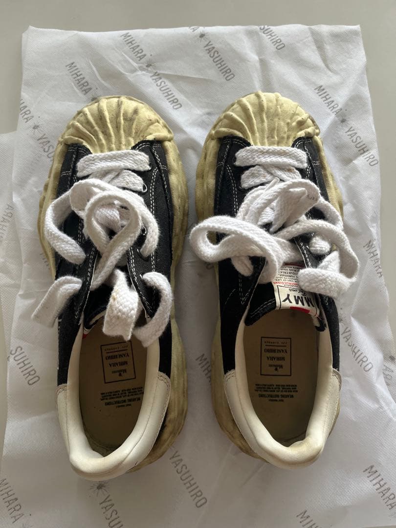 Maison Mihara Yasuhiro スニーカー ブラック/ホワイト