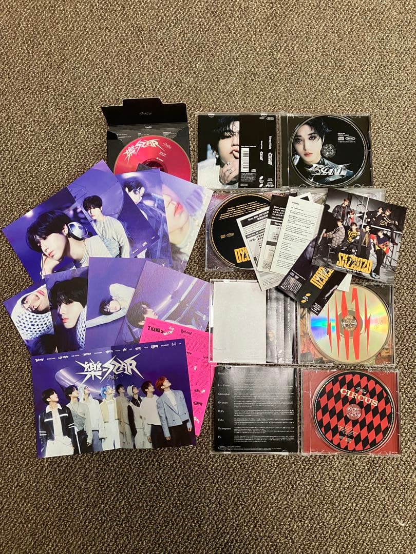 値下げ中！Stray Kids 開封済みアルバム まとめ売り セット