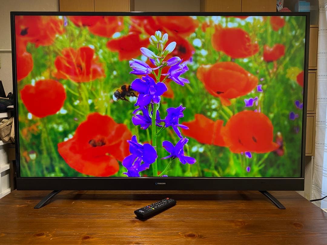 4K 55インチ液晶テレビ maxzen JU55SK03 おまけ付属
