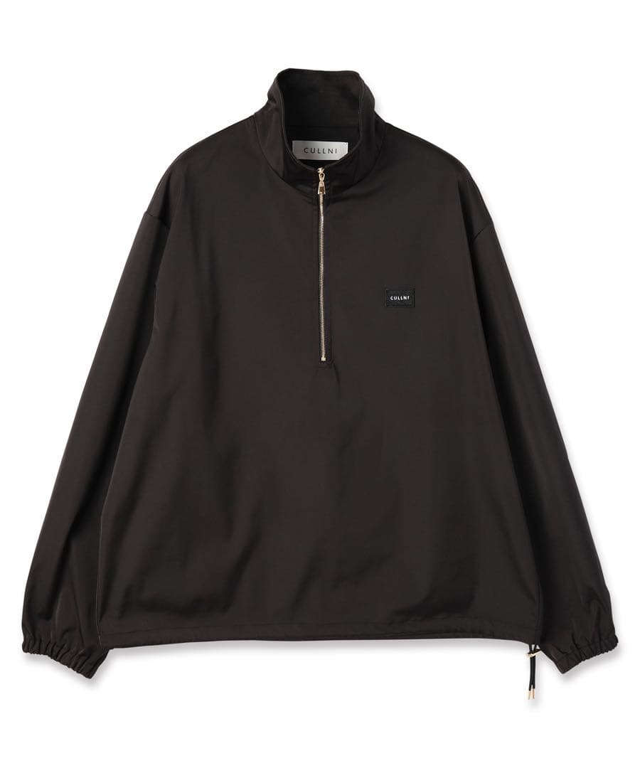 CULLNI ハーフジップ ナイロンジャケット ブラック SIZE 2