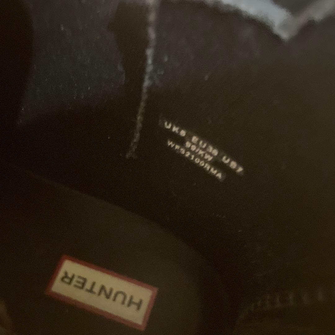 美品　HUNTER ハンター　リファインドステッチ チェルシーブーツ　黒　UK5