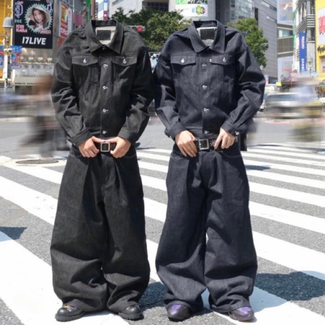 パンツ BELVET Classic Rigid Tuck pants M SIZE