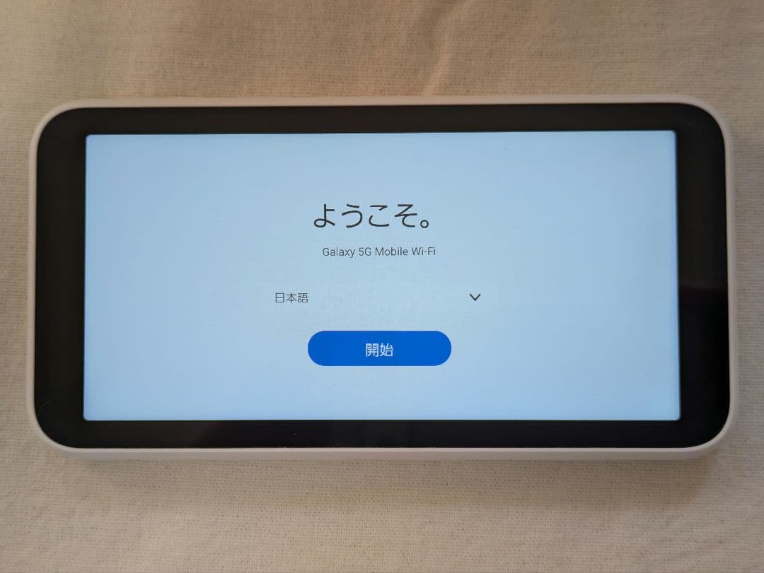 1月末まで★Galaxy 5G Mobile Wi-Fi SCR01 White