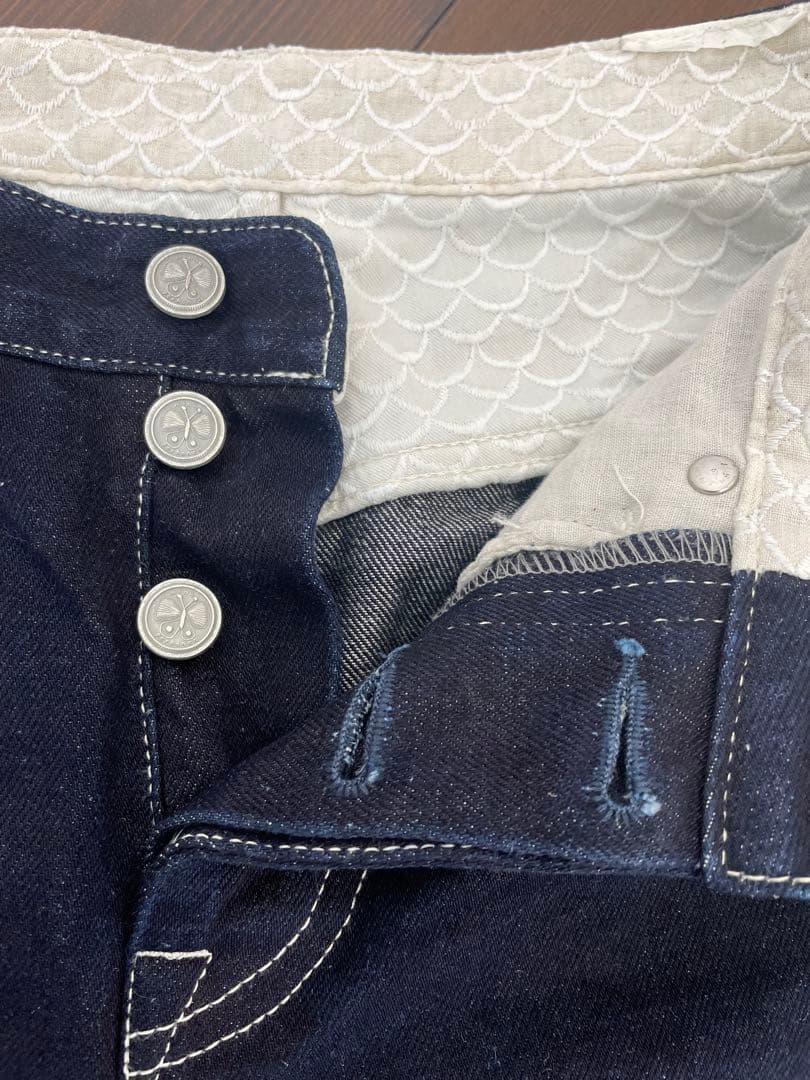 ミナペルホネン always オールウェイズ　テーパードデニム　サイズ36