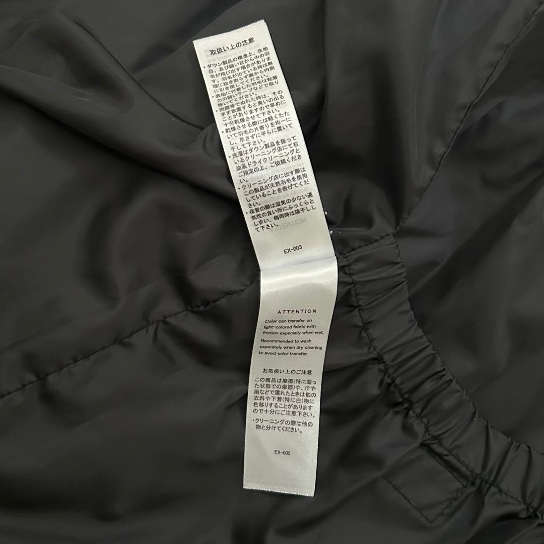 【美品】DANTON ダントン フーデッド ダウン ジャケット 紺 XS