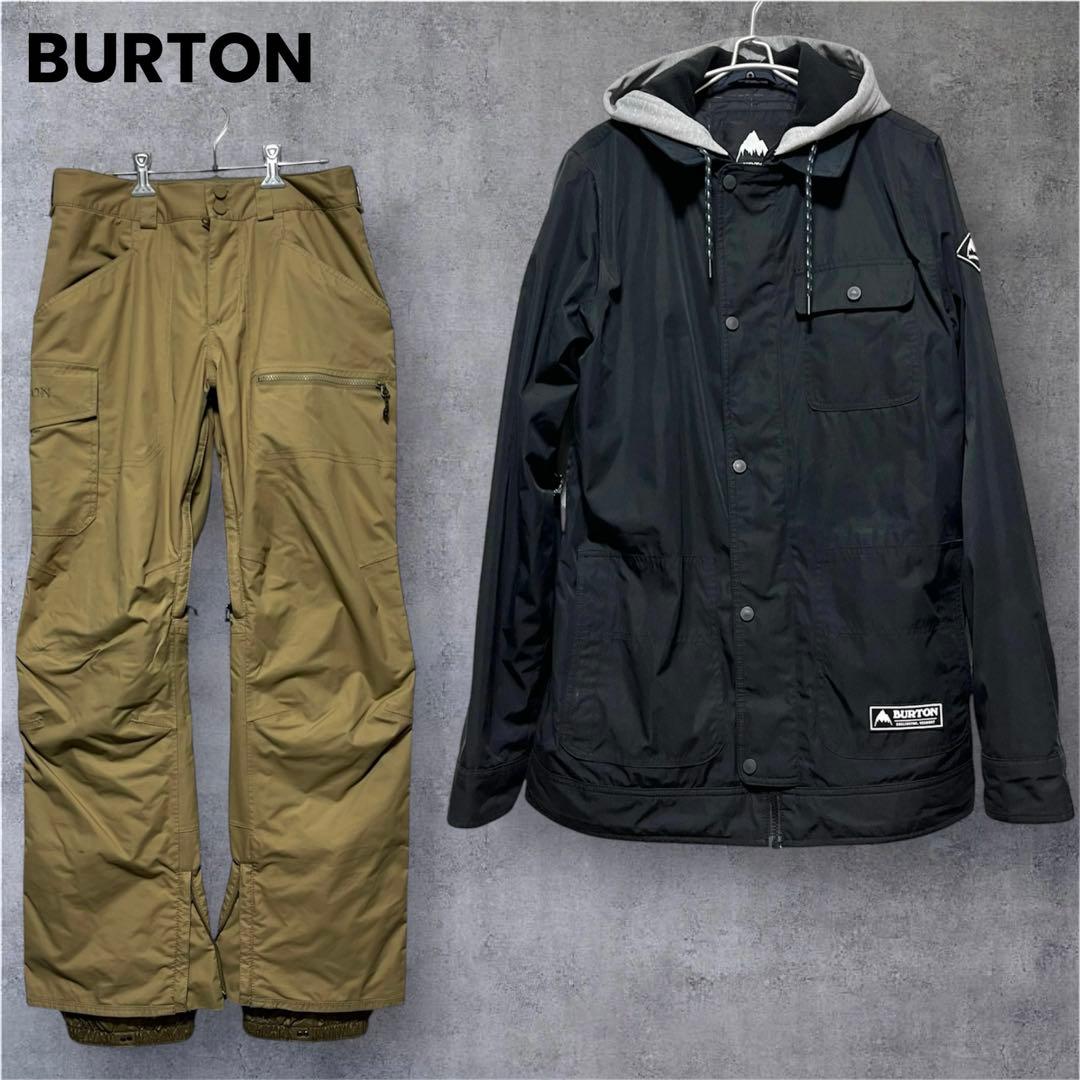 ◼︎美品◼︎【BURTON】スノーボードウェア　メンズセットアップ　サイズS
