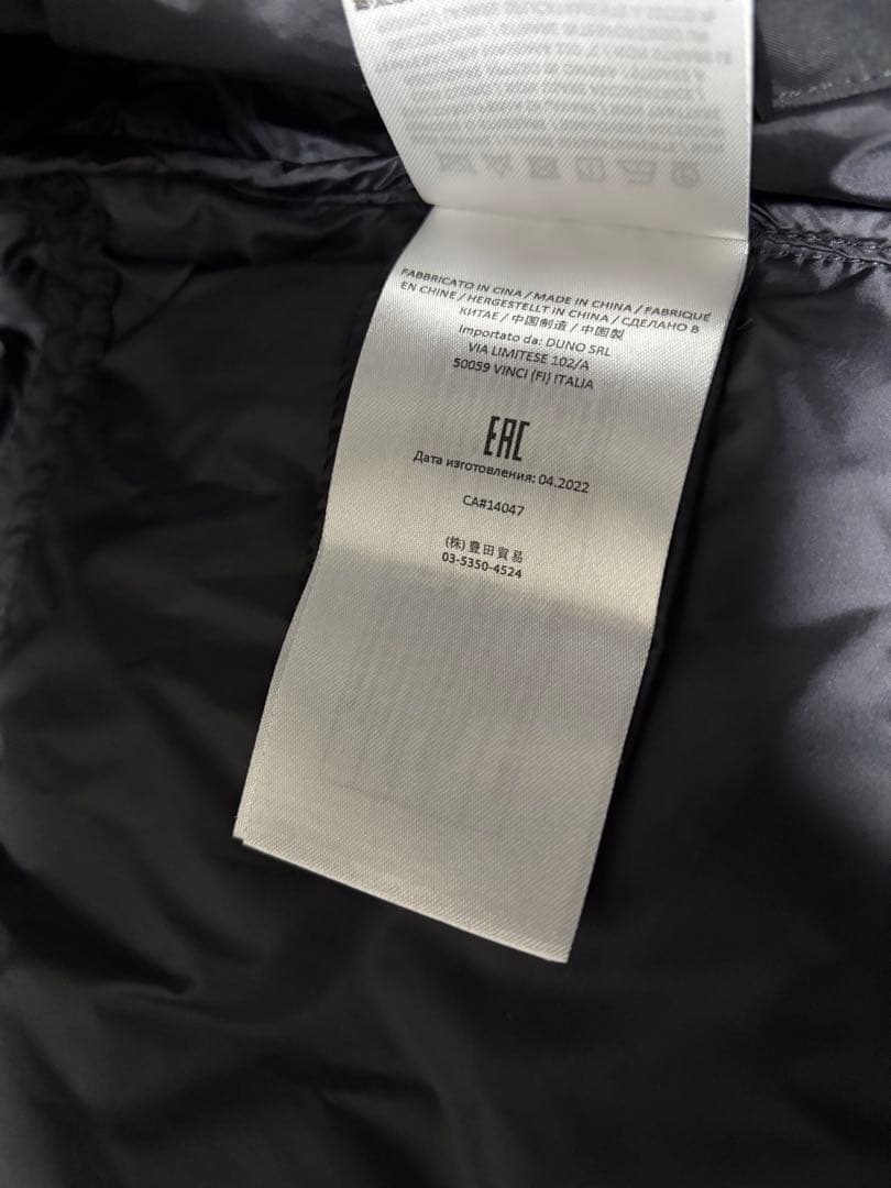 定価99000円　DUNO PALM ウールナイロン フーデッドダウンジャケット