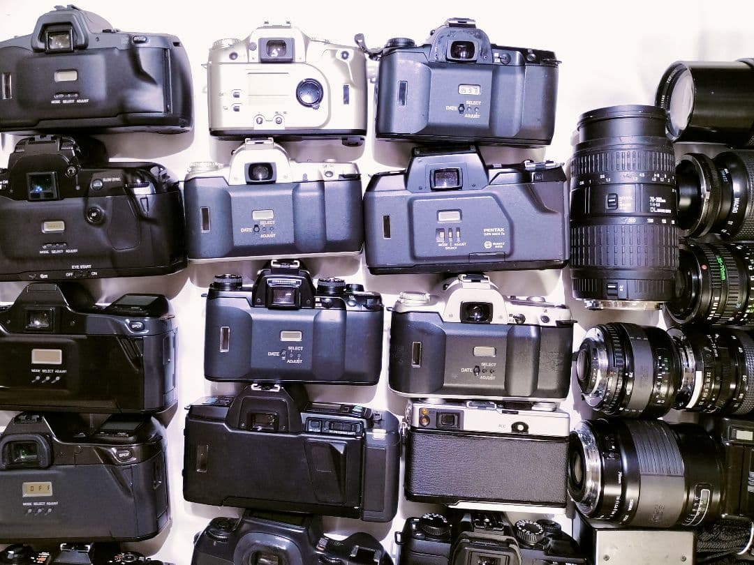 [ジャンク]フィルムカメラ、レンズ他有 まとめ売り 36個 メーカー様々