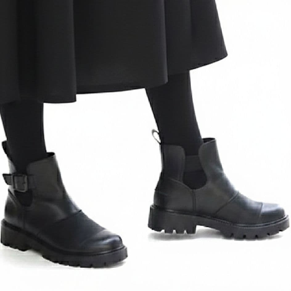 ✨美品✨UGG アグ　Stocktonブーツ　24cm　本革　ブラック