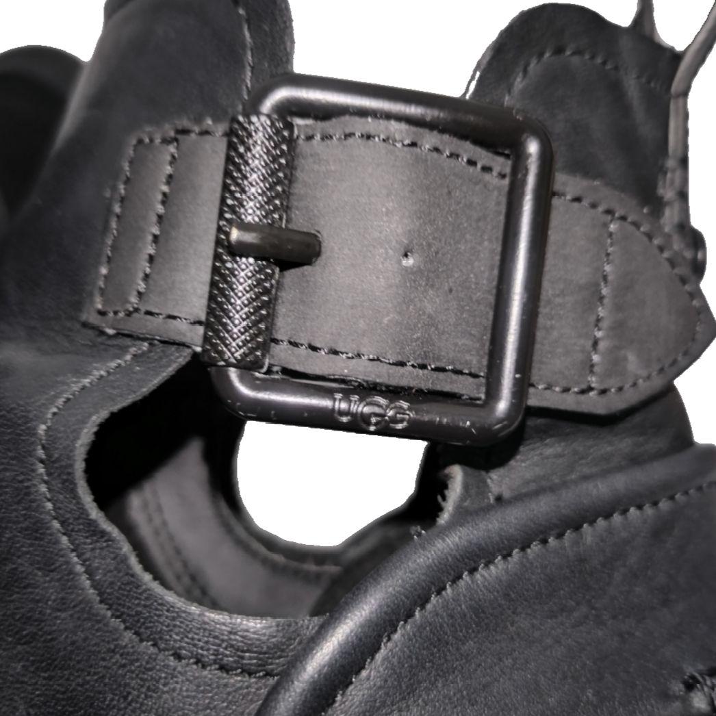 ✨美品✨UGG アグ　Stocktonブーツ　24cm　本革　ブラック